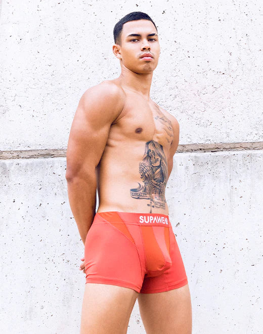 Supawear Vortex boxer cranberry