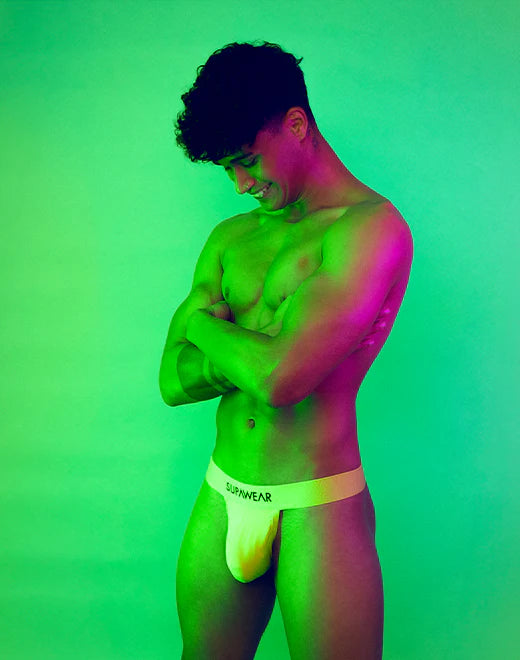 Supawear Neon thong lime