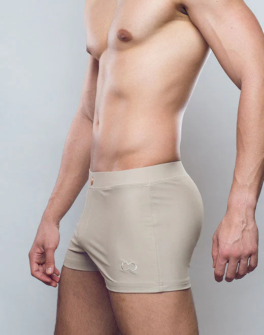 2eros Bondi swim boxer trunk taupe