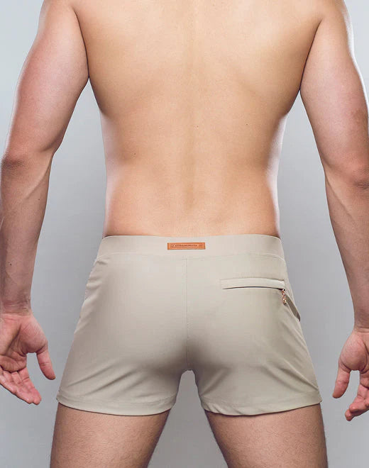 2eros Bondi swim boxer trunk taupe