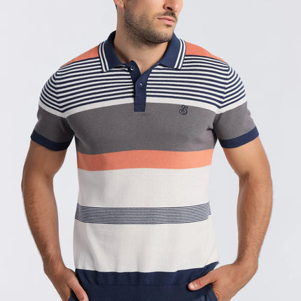 Bendorff striped cotton polo shirt