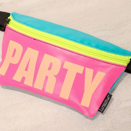 Party Glow ultra slim fanny pack