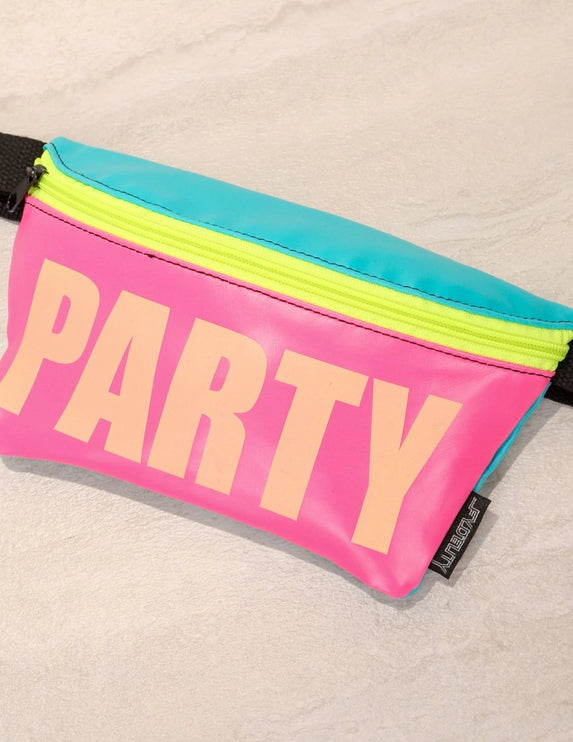 Party Glow ultra slim fanny pack