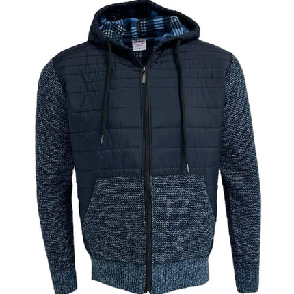 Sugar Ethan hooded jacket midnight blue