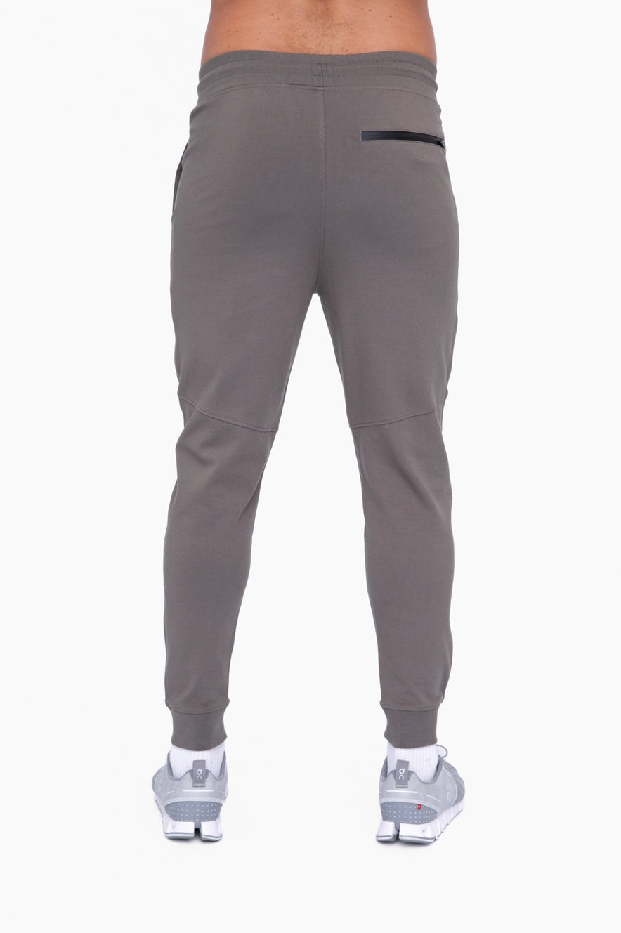 Mono B Sleek slim-fit jogger pants olive