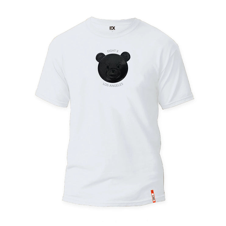 Eight X Bad News Bear textured graphic t-shirt white