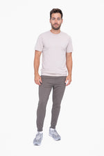 Mono B Sleek slim-fit jogger pants olive