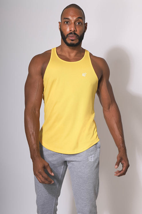 Jed North Microfiber Dri-fit tank yellow