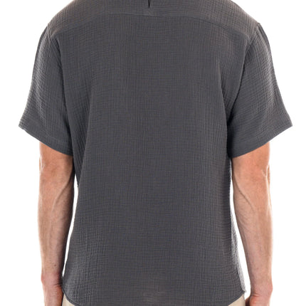 OP Morro Bay short sleeve shirt charcoal