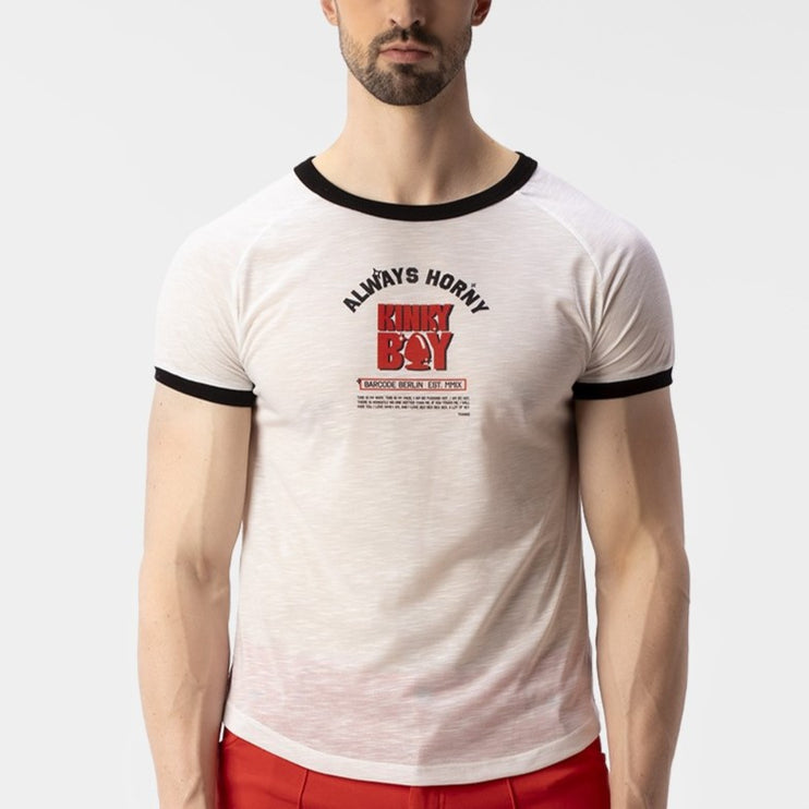 Barcode Berlin Always Horny Kinky Boy t-shirt white