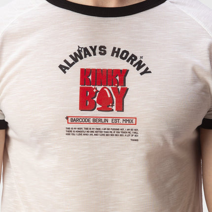 Barcode Berlin Always Horny Kinky Boy t-shirt white