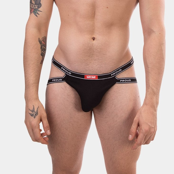 Barcode Berlin Rib jockstrap black