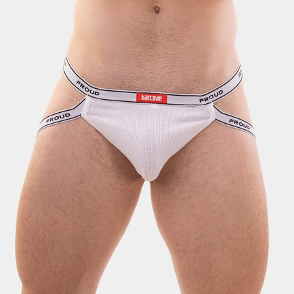 Barcode Berlin Rib jockstrap white