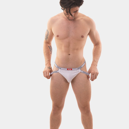 Barcode Berlin Rib jockstrap white