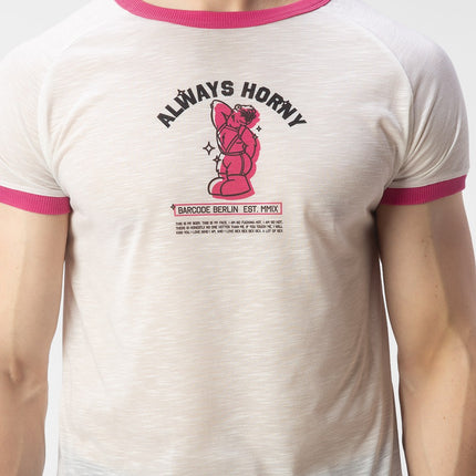 Barcode Berlin Always Horny Twink Bear t-shirt white