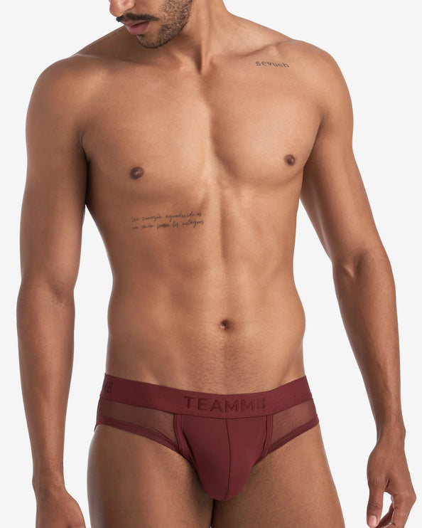 Teamm8 Score Sheer jockstrap mesh port red