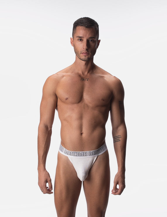 Barcode Berlin Ashley cotton thong white