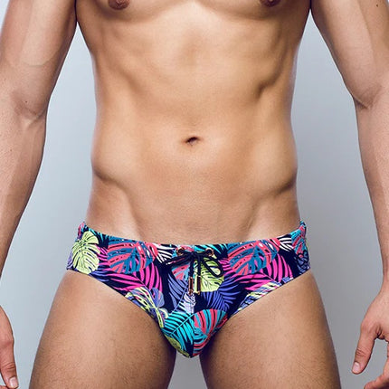 2eros Monstera swim brief black