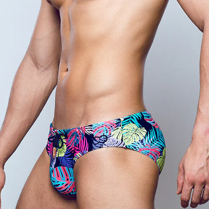 2eros Monstera swim brief black