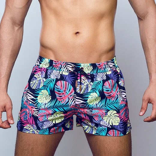 2eros Monstera 3" swim short black