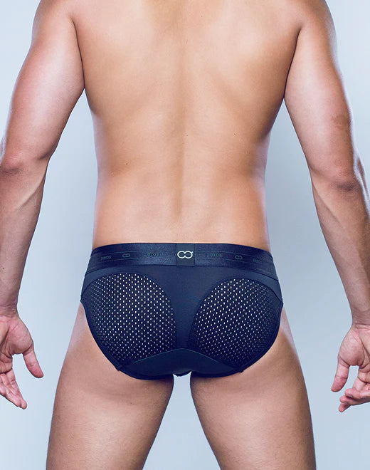 2eros Pegasus mesh brief black/green