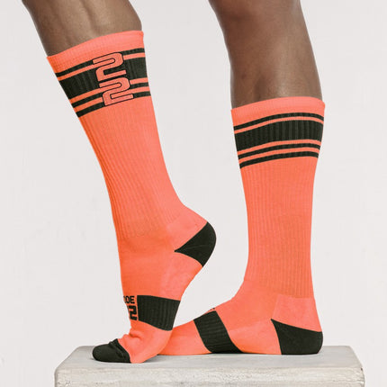 Code 22 Active socks 8008 neon coral