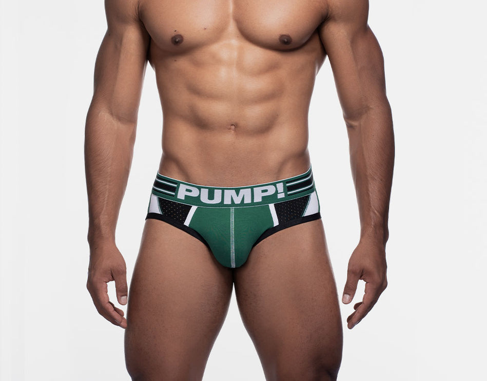 PUMP Boost brief mesh black/ green