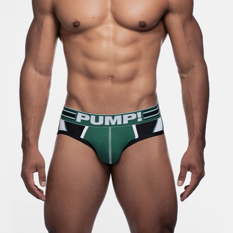 PUMP Boost brief mesh black/ green