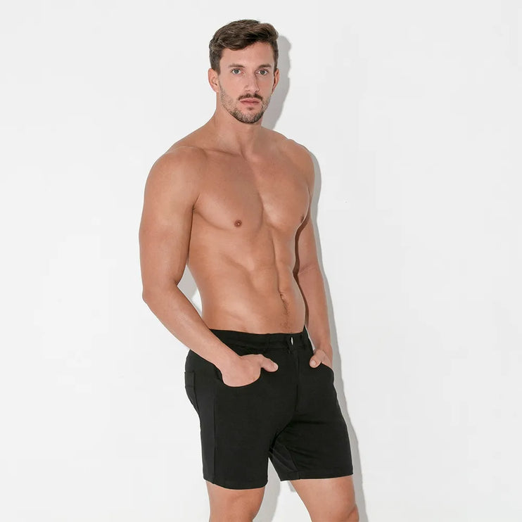 Code 22 slim fit 5" stretch short 9712 black