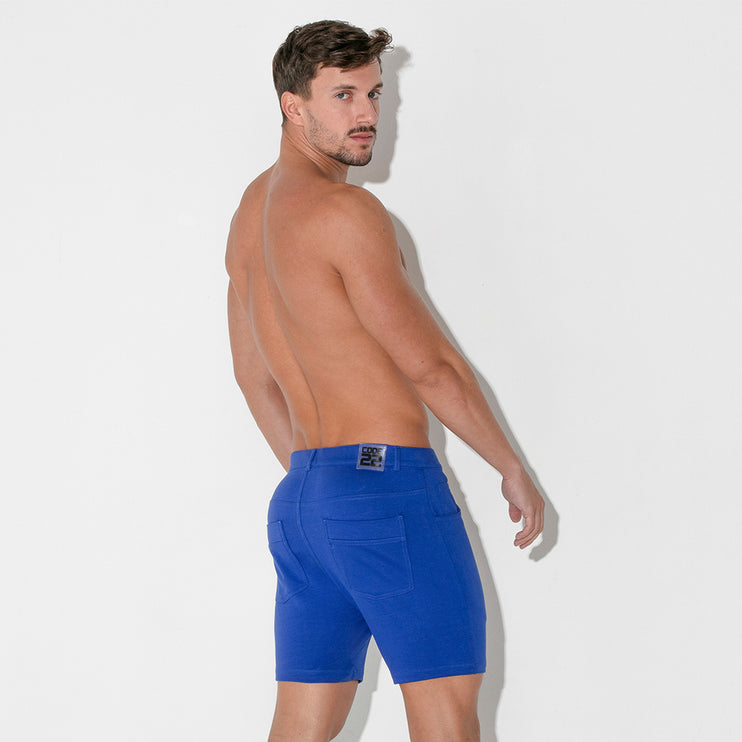 Code 22 slim fit 5" stretch short 9712 blue