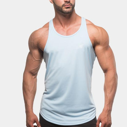 Jed North Microfiber Dri-fit tank light blue