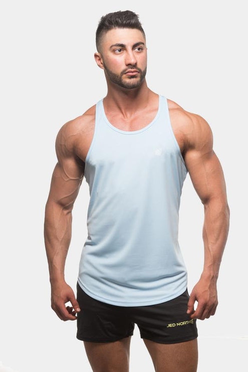 Jed North Microfiber Dri-fit tank light blue