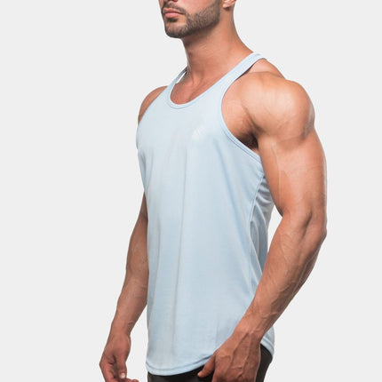 Jed North Microfiber Dri-fit tank light blue