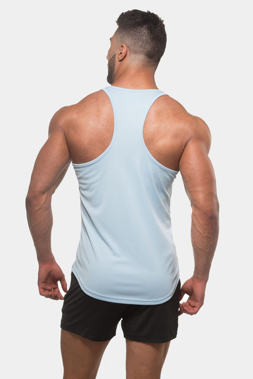 Jed North Microfiber Dri-fit tank light blue