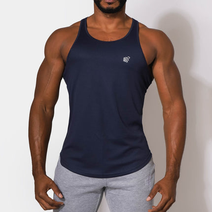 Jed North Microfiber Dri-fit tank navy