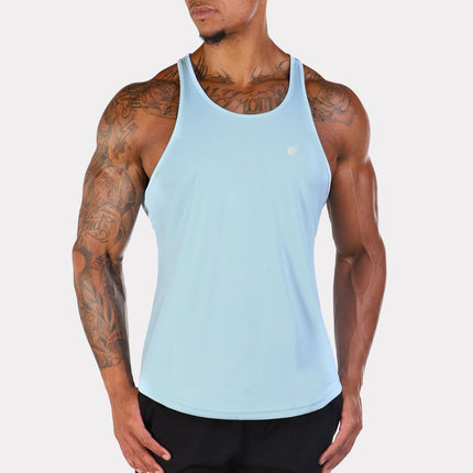 Jed North Microfiber Dri-fit tank light blue