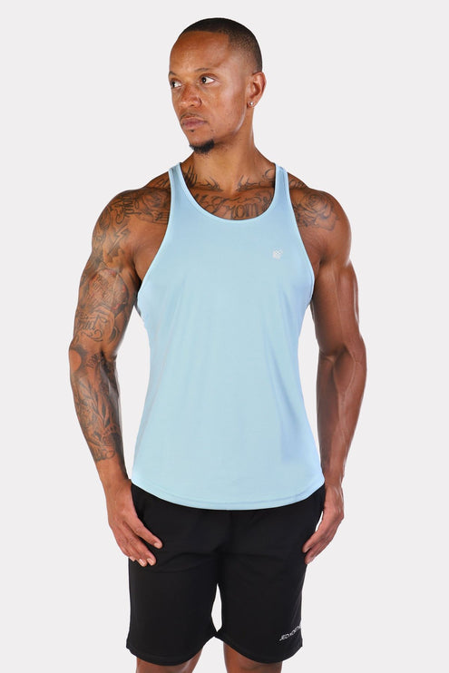 Jed North Microfiber Dri-fit tank light blue