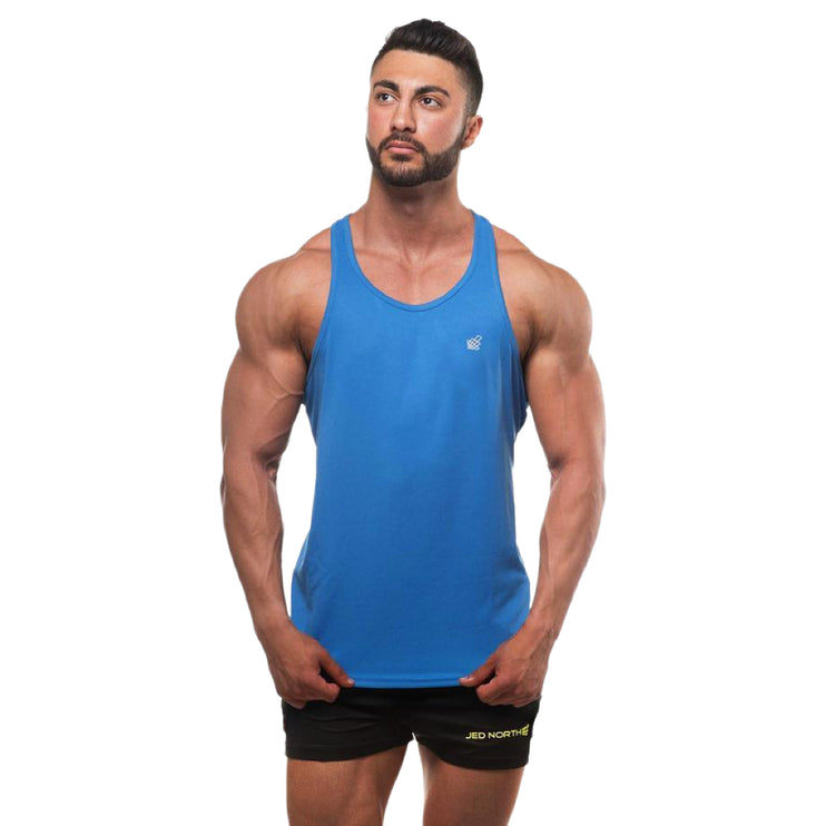 Jed North Microfiber Dri-fit tank blue