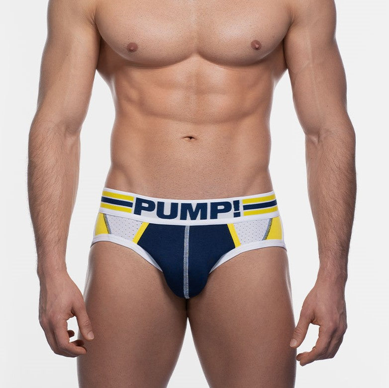 PUMP Boost brief mesh black/ green – Egoist Underwear