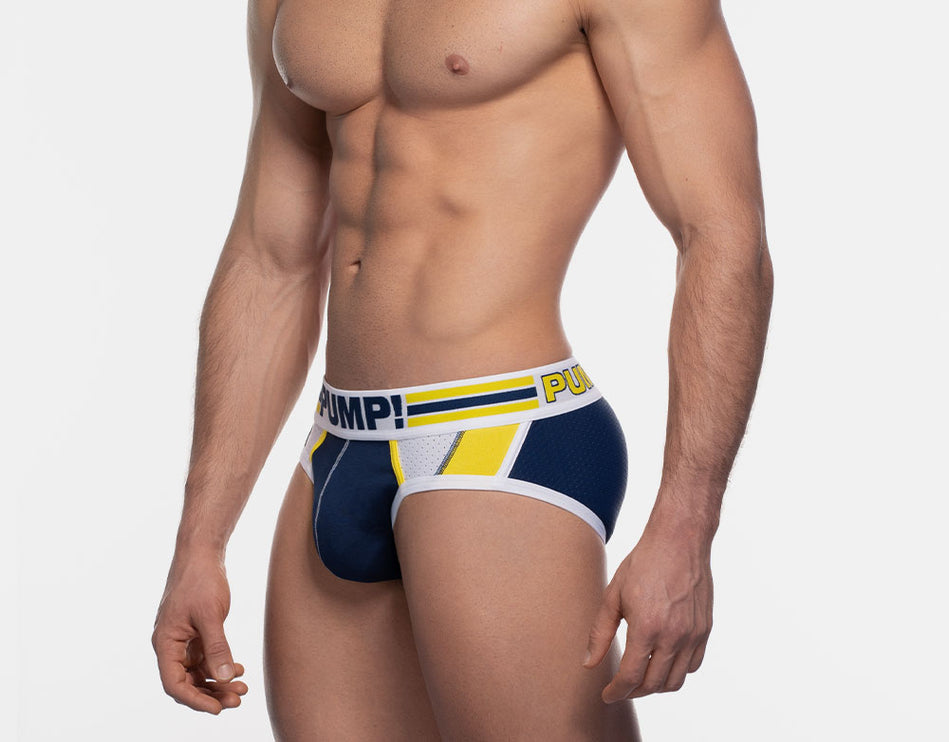 PUMP Recharge brief mesh navy