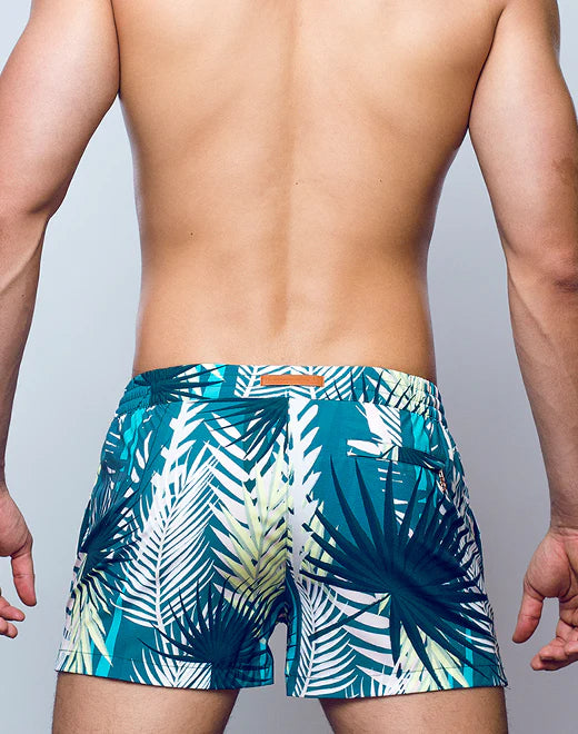 2eros Feuille 3" swim short green