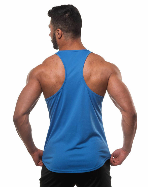 Jed North Microfiber Dri-fit tank blue