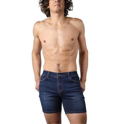 Timoteo Oceanside 5" slim fit denim short indigo