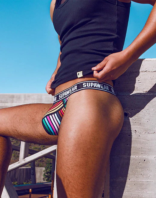 Supawear Pow thong rainbow