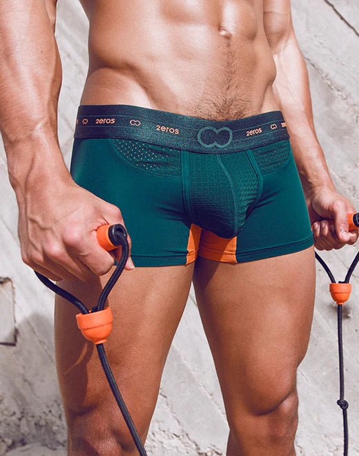 2eros Aktiv NRG mesh boxer green